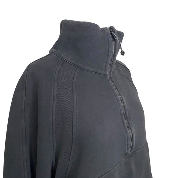 Lululemon Oversized Scuba Funnel Neck Half Zip Cropped Hoodie - Picture 7 of 16